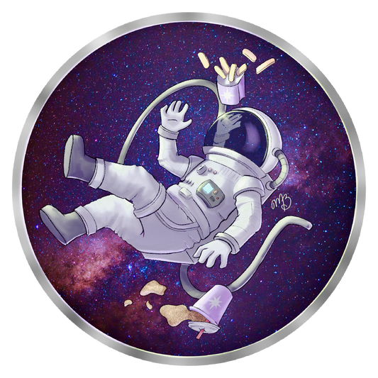 Hungry Astronaut Sticker