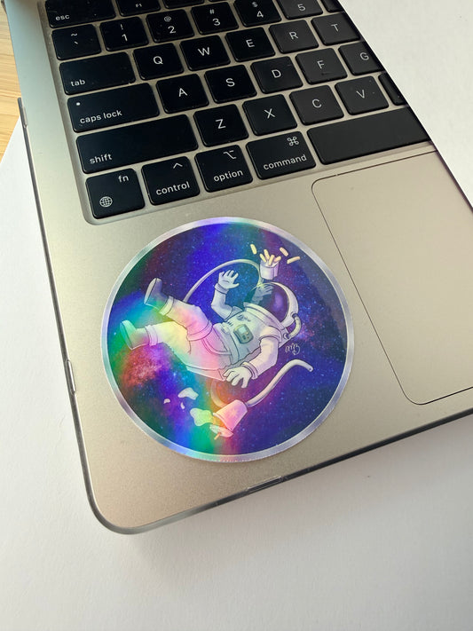Hungry Astronaut Sticker