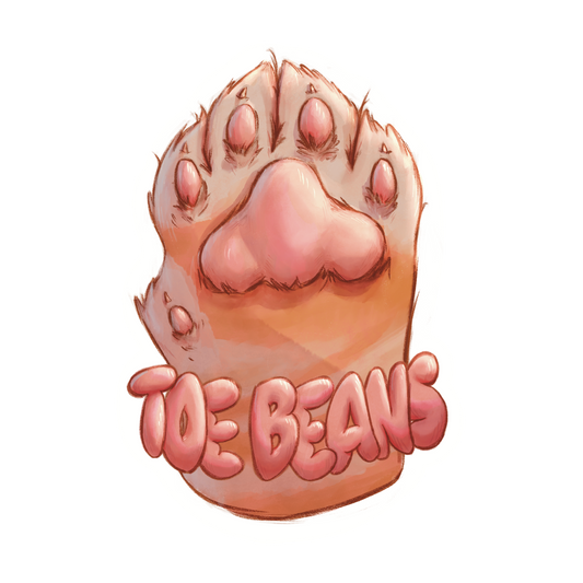 Toe Beans Sticker